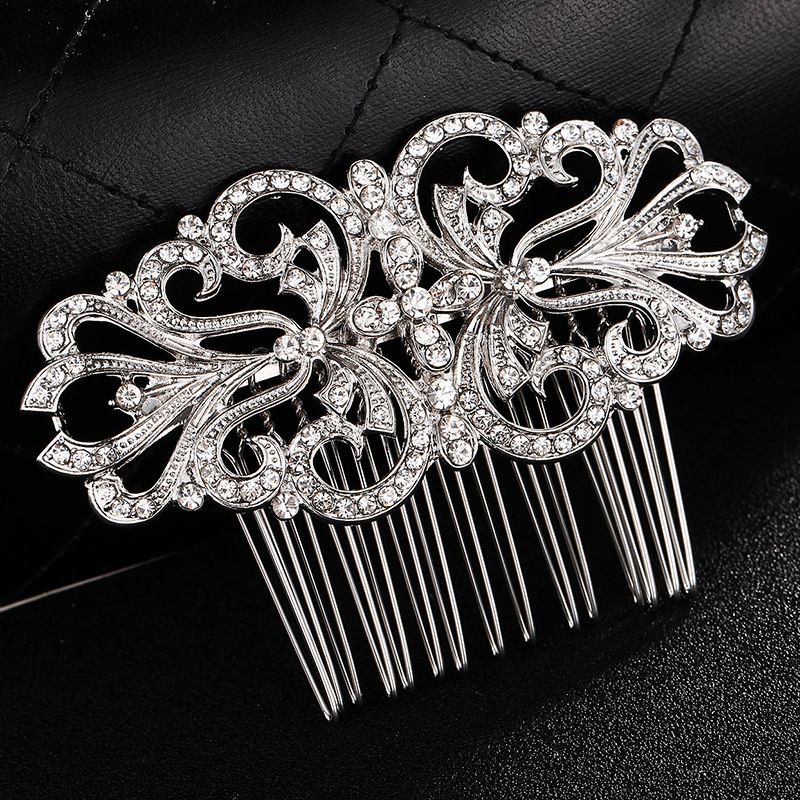 Alloy Fashion Flowers Hair Accessories  (alloy) Nhhs0170-alloy