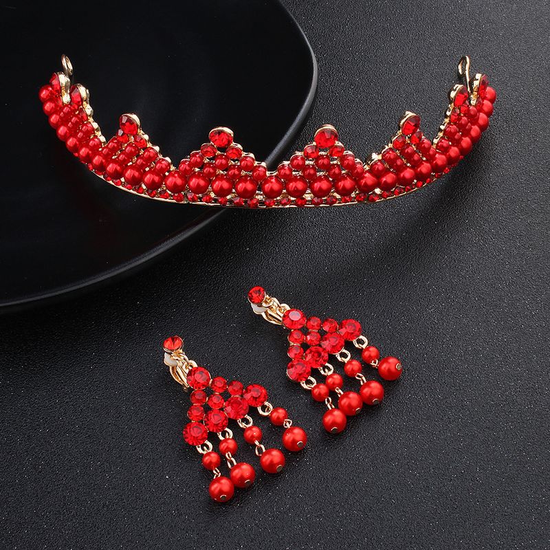 Alloy Fashion Geometric Hair Accessories  (red) Nhhs0185-red