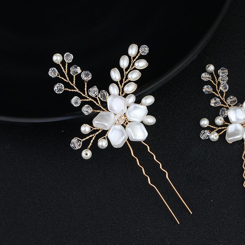 Alloy Fashion Flowers Hair Accessories  (alloy) Nhhs0202-alloy