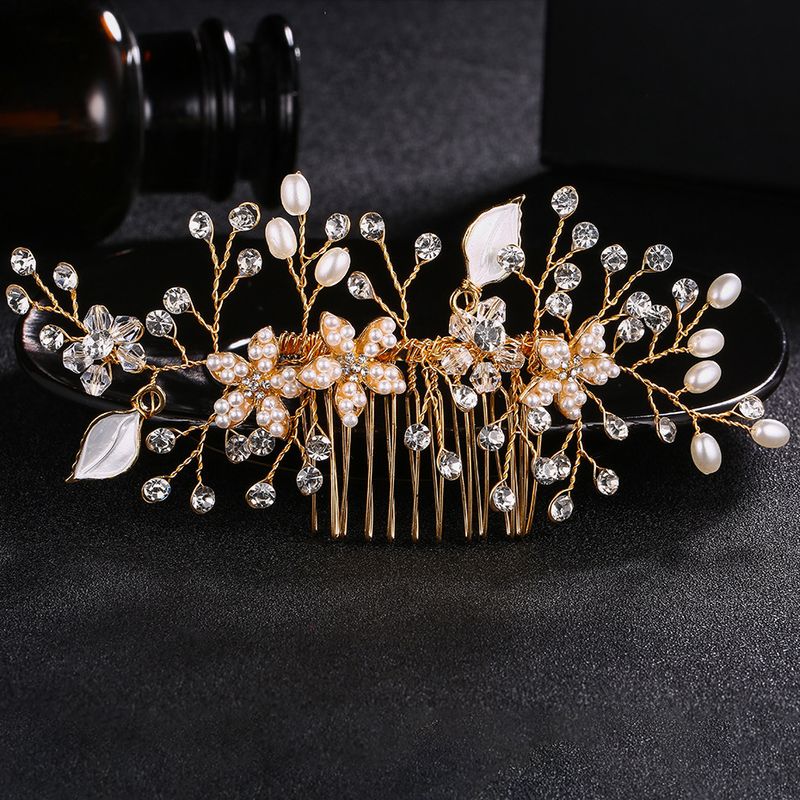 Alloy Fashion Flowers Hair Accessories  (alloy) Nhhs0352-alloy