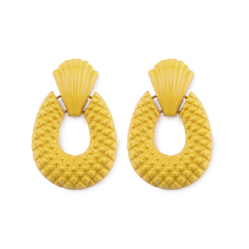 Alloy Fashion Geometric Earring  (yellow) Nhjq10394-yellow