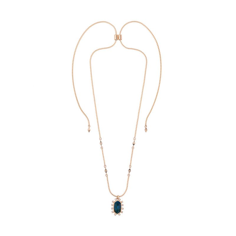 Alloy Fashion Geometric Necklace  (blue-1) Nhqd5339-blue-1