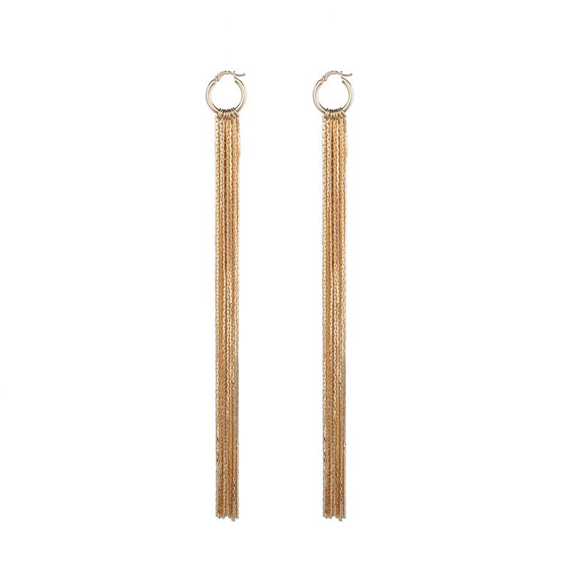 Gland Boucles D'oreilles De Femmes Exagéré Personnalisé Longue Banquet Robe Oreille Pendaison Européen Et Américain Souhait Croix-frontière Vendu Bijoux En Gros