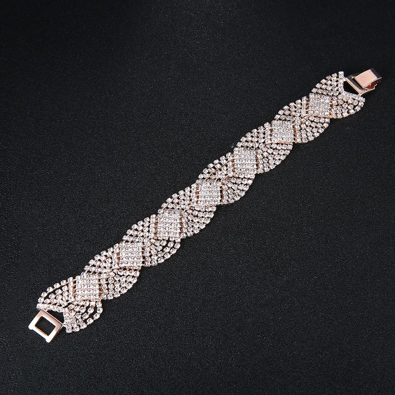 Alloy Fashion Geometric Bracelet  (rose Alloy) Nhhs0377-rose-alloy