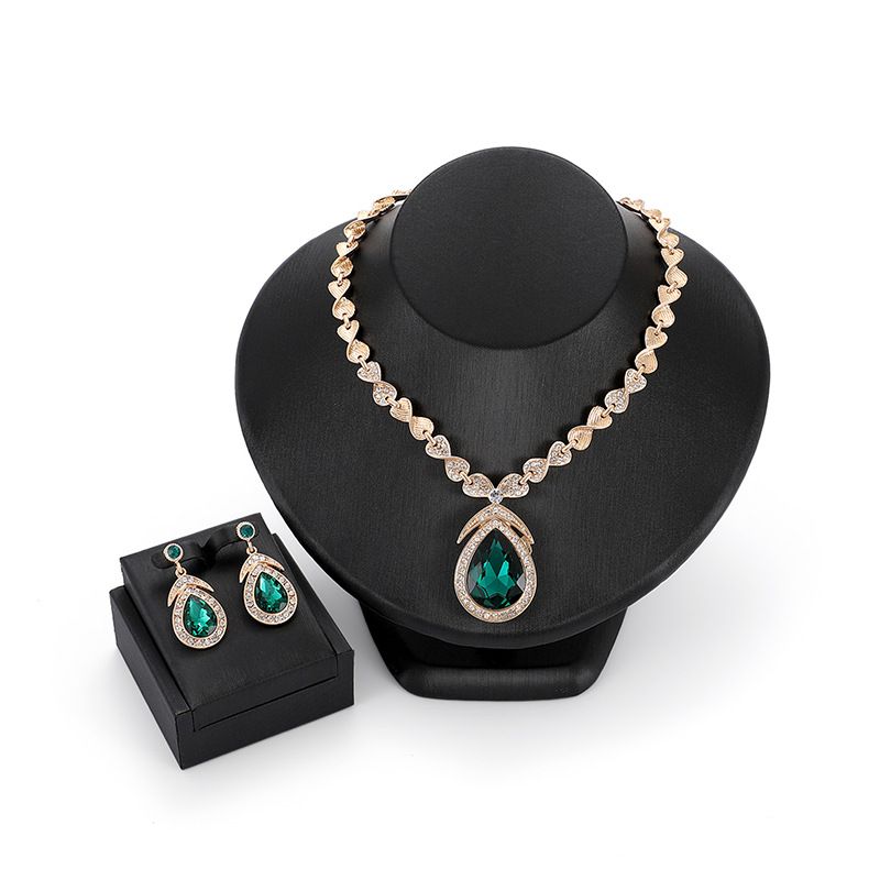 Alloy Fashion  The Necklace  (61172555 A Green) Nhxs1562-61172555-a-green