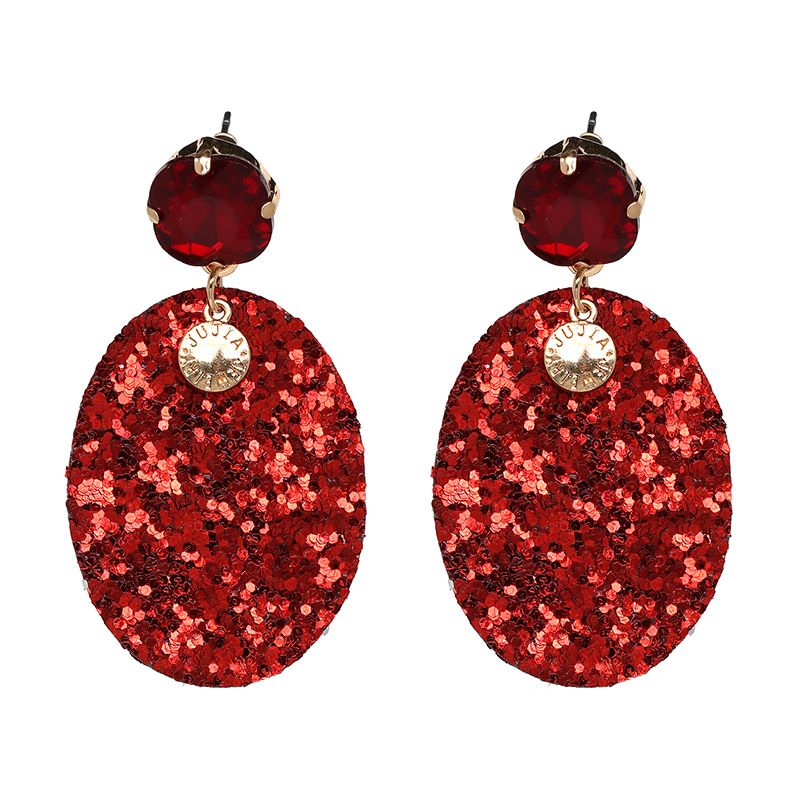 Alloy Fashion Geometric Earring  (red) Nhjj4830-red