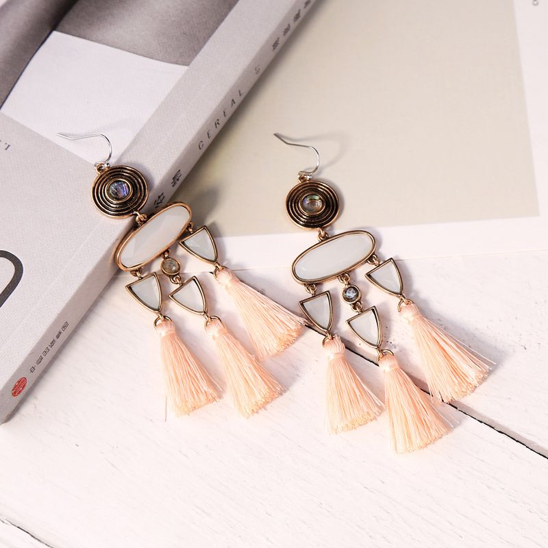 Alloy Fashion Tassel Earring  (photo Color) Nhqd5257-photo-color