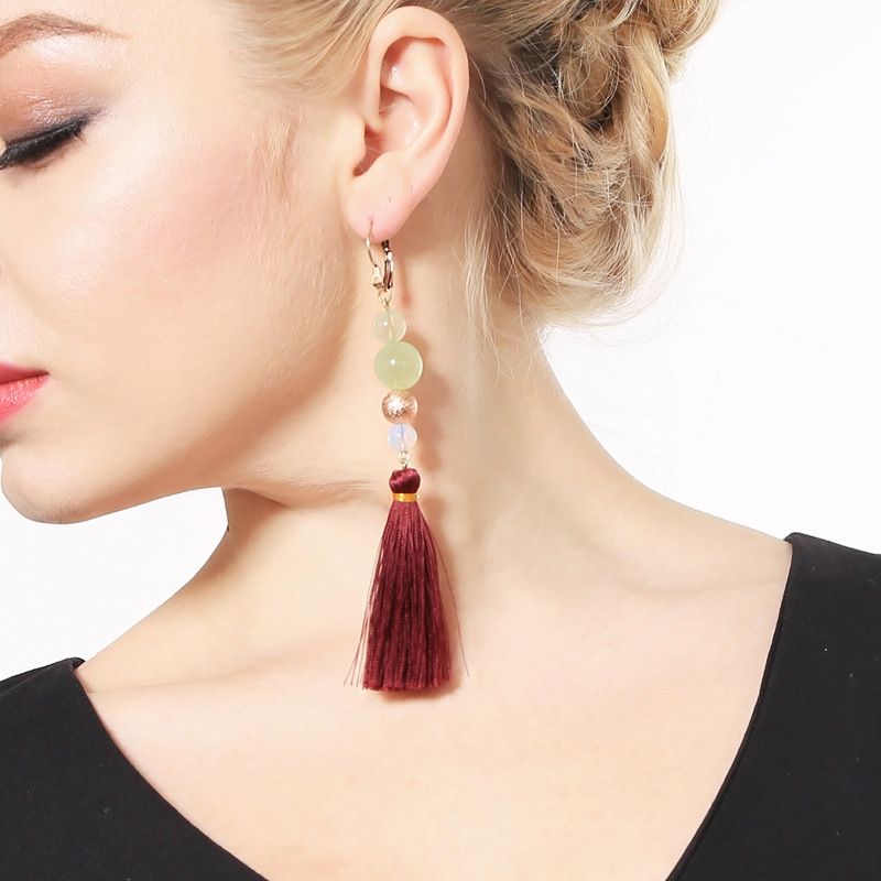 Alloy Fashion Tassel Earring  (photo Color) Nhqd5290-photo-color