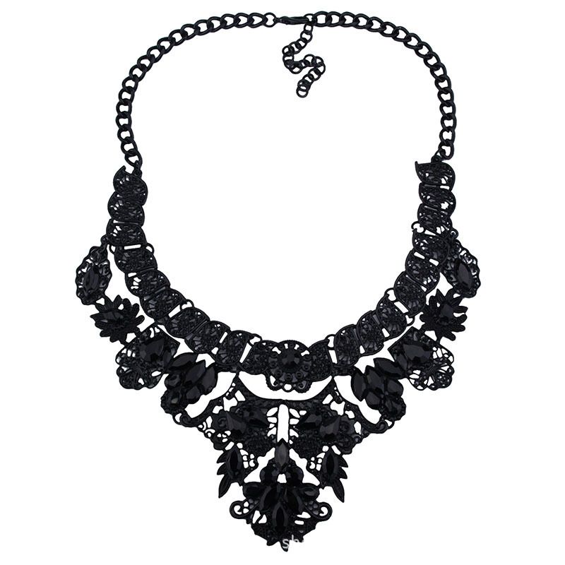 Collier Strass En Alliage Folklorique Personnalisé (alliage) Nhjq7553