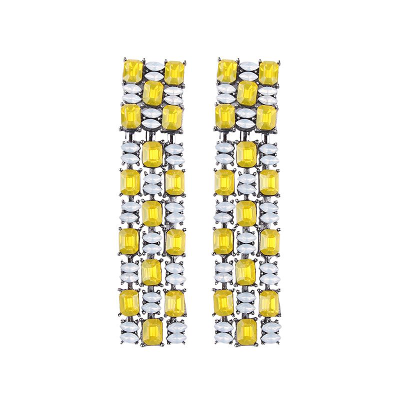 Alloy Fashion Geometric Earring  (yellow) Nhjq10455-yellow