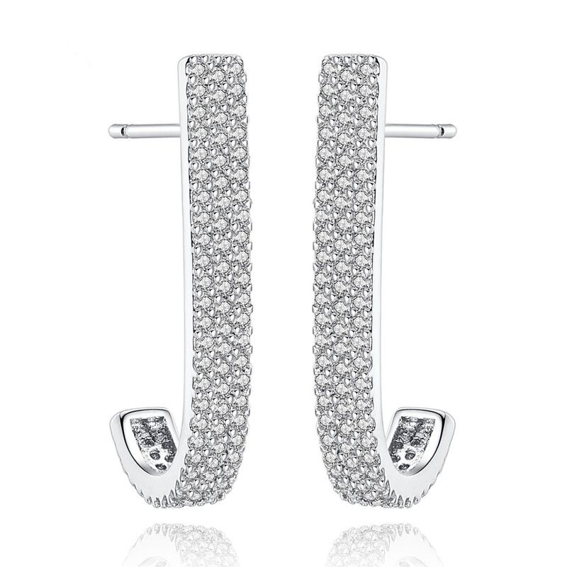 Alloy Fashion Geometric Earring  (platinum -06g09) Nhtm0308-platinum-06g09