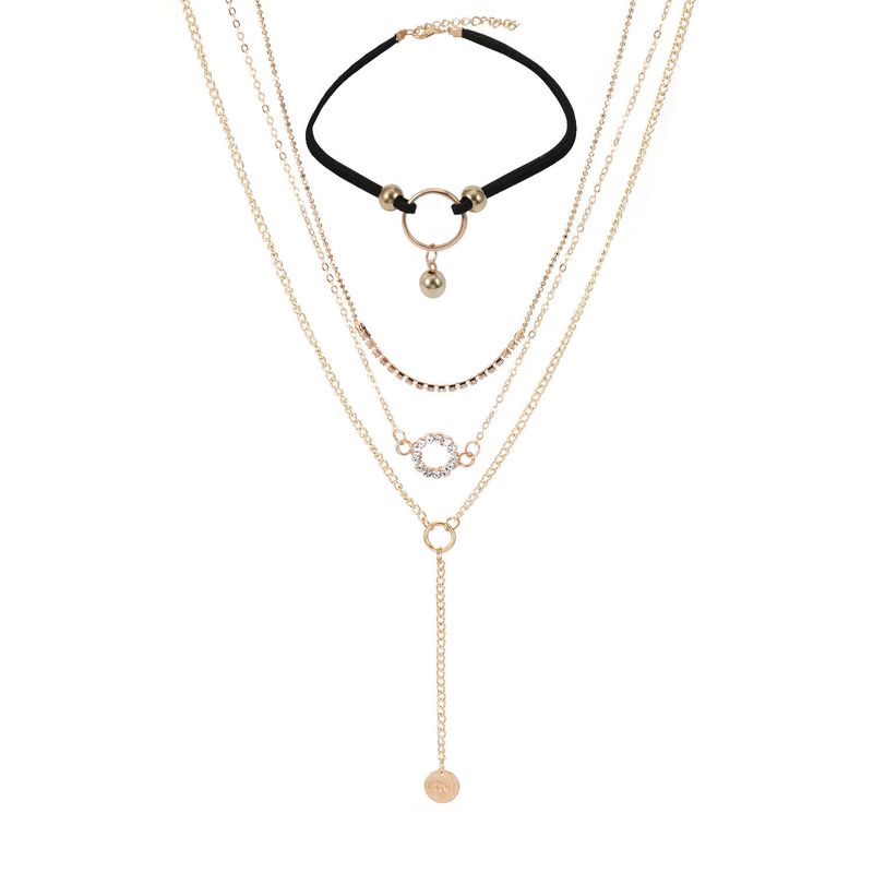 Alloy Simple Geometric Necklace  (61178152) Nhxs1656-61178152