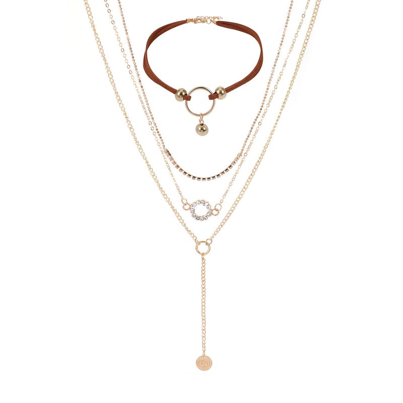 Alloy Simple Geometric Necklace  (61178150) Nhxs1663-61178150