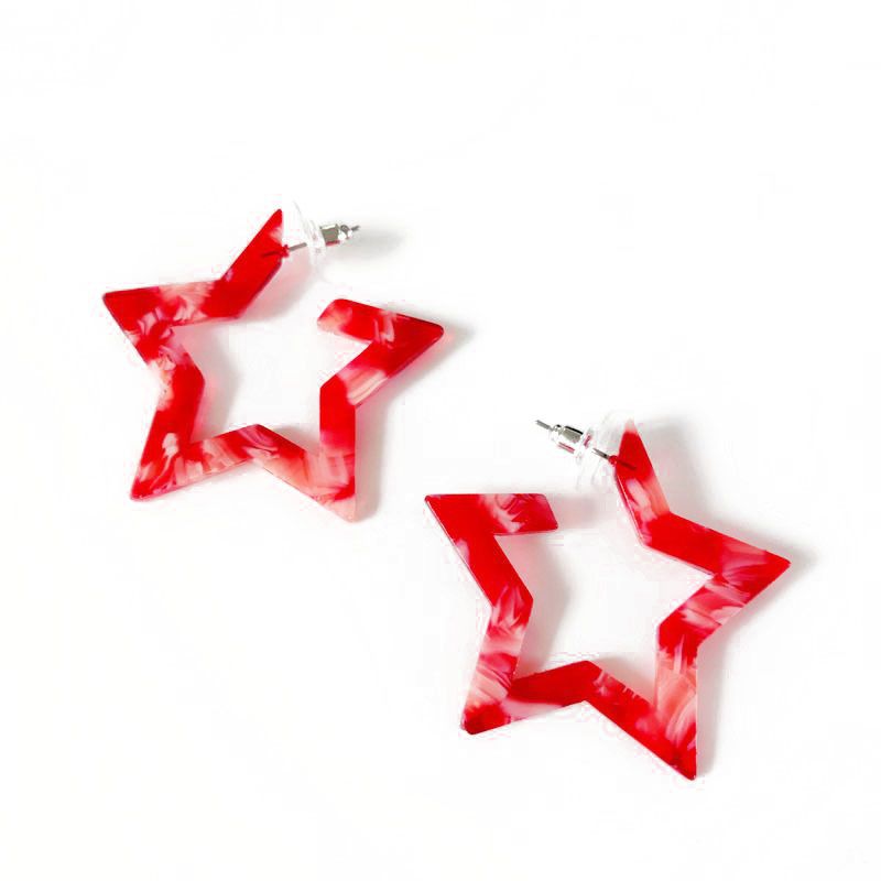 Alloy Fashion  Earring  (red) Nhom0694-red