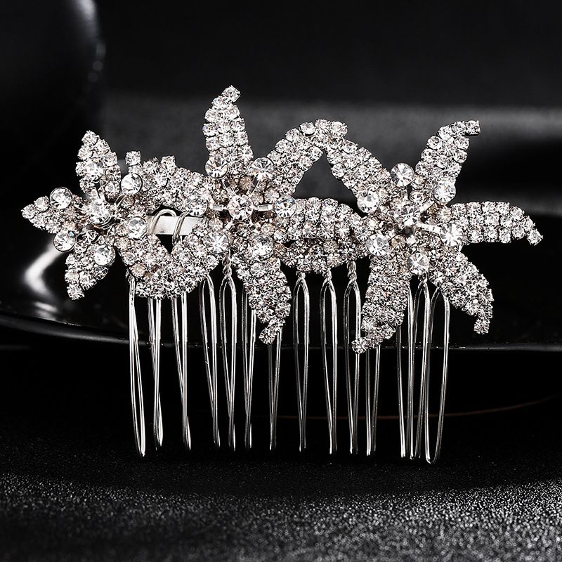 Beads Fashion Flowers Hair Accessories  (alloy) Nhhs0457-alloy