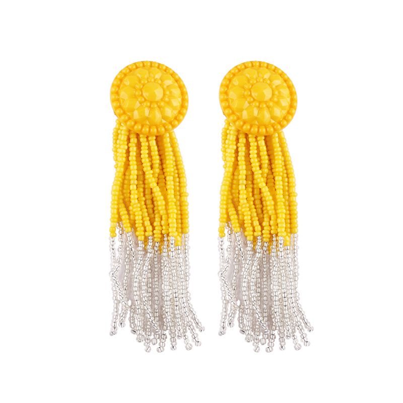 Alloy Fashion Geometric Earring  (yellow) Nhjq10423-yellow