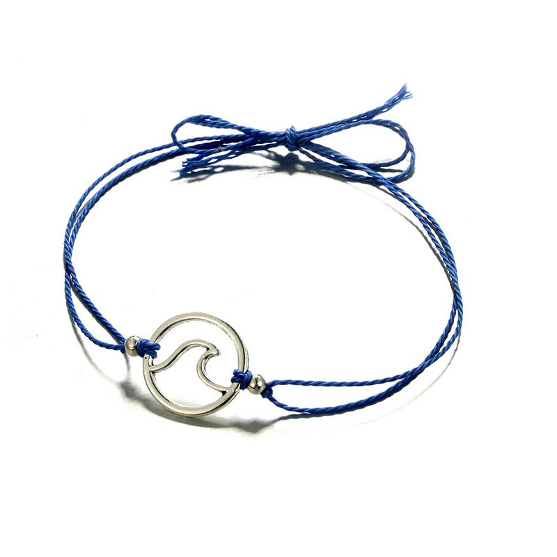 Alloy Simple Geometric Bracelet  (blue) Nhgy2250-blue