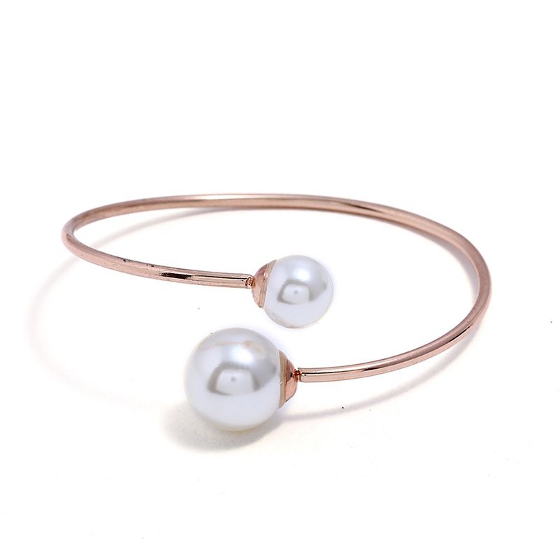 Copper Fashion Geometric Bracelet  (kc Alloy White) Nhkq1807-kc-alloy-white