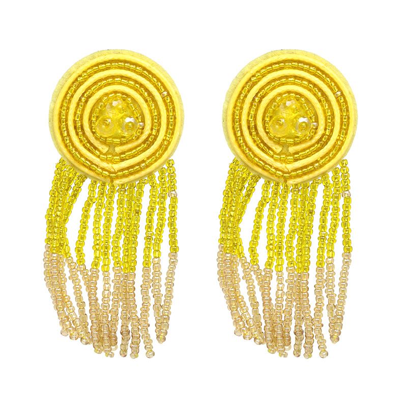 Alloy Fashion Geometric Earring  (yellow) Nhjj4995-yellow