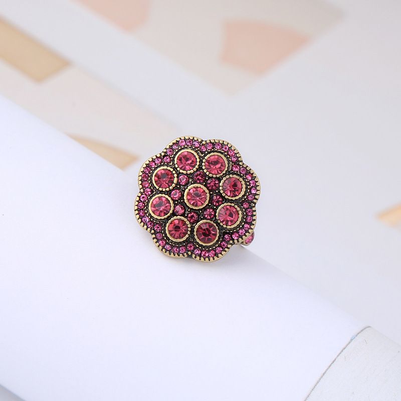 Alloy Fashion Flowers Ring  (alloy-1) Nhqd5454-alloy-1