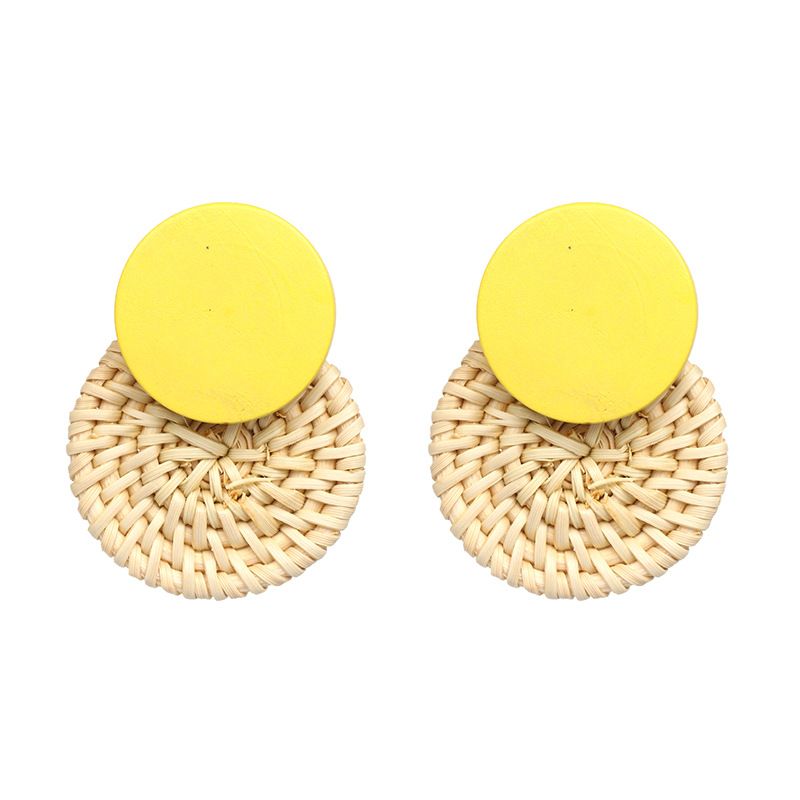 Alloy Fashion Geometric Earring  (yellow) Nhjj5050-yellow