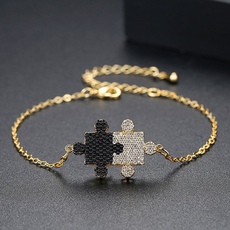 Alloy Korea Geometric Bracelet  (18k) Nhtm0312-18k