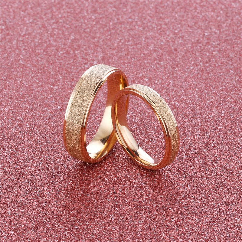 Titanium&stainless Steel Korea Geometric Ring  (men Rose Alloy 5) Nhgs0496-men-rose-alloy-5