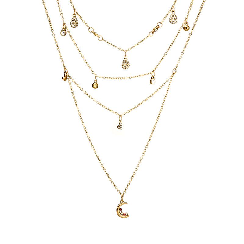 Alloy Simple Sweetheart Necklace  (alloy) Nhgy2445-alloy