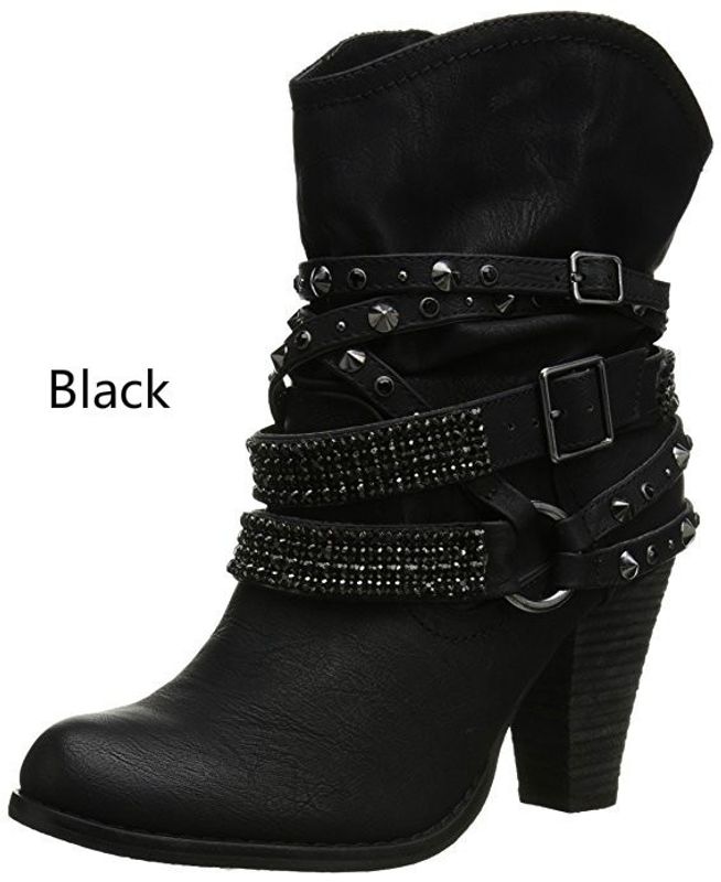 Pu Fashion  Shoes  (black-35) Nhzx0384-black-35