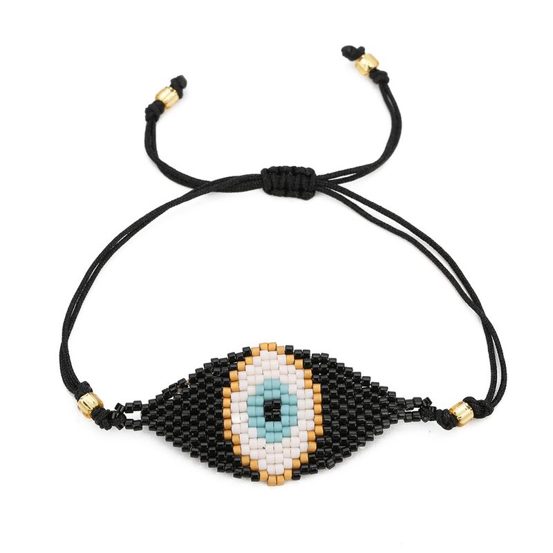 Go2boho Europäischer Und Amerikanischer Ethnischer Stil Damen Armband Miyuki Reis Perlen Gewebt Evil Eye Türkisches Böses Auge