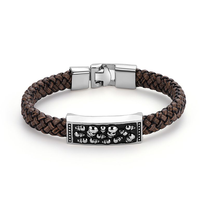 Leather Fashion Bolso Cesta Bracelet  (61186354) Nhxs1813-61186354