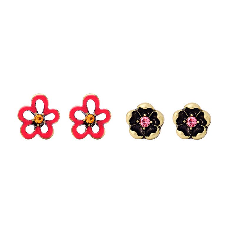 Alloy Fashion Flowers Earring  (photo Color) Nhqd5512-photo-color