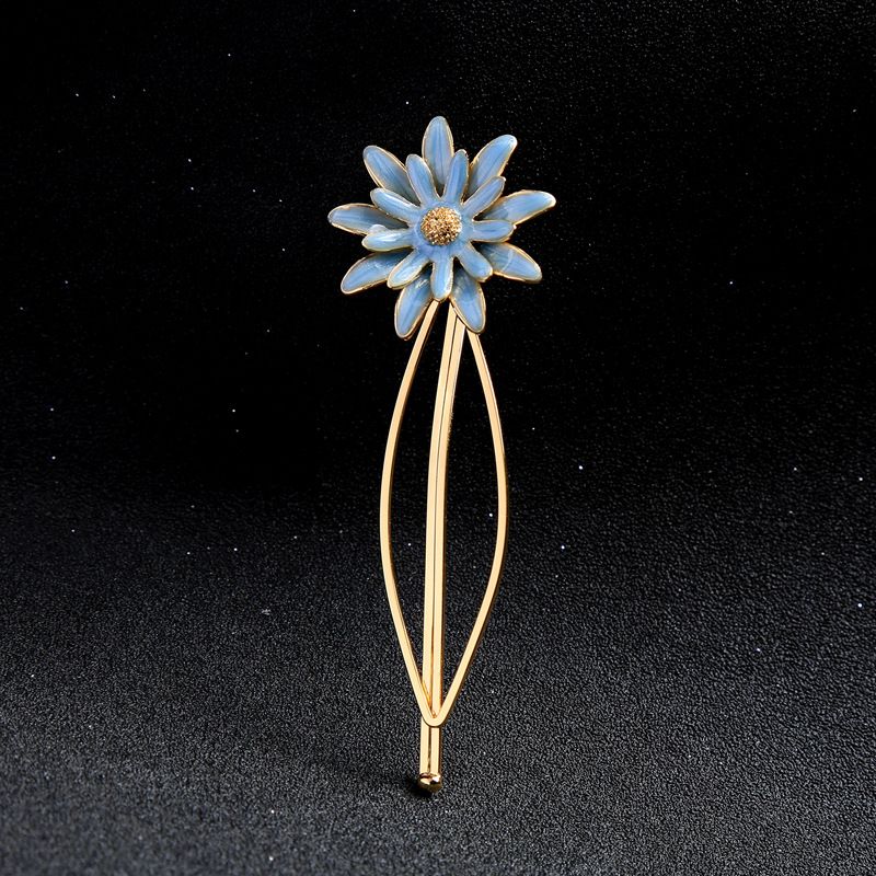 Copper Korea Flowers Hair Accessories  (blue-1) Nhqd5583-blue-1