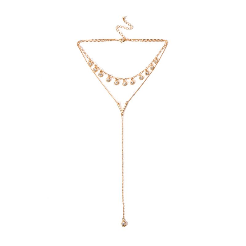 Alloy Simple Tassel Necklace  (alloy 1967) Nhxr2473-alloy-1967