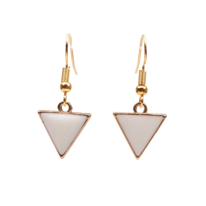 Commerce Extérieur Best-vente Géométrique Triangle Boucle D'oreille Bijoux En Gros Dégoulinant Géométriques Goutte Pour Boucle D'oreille