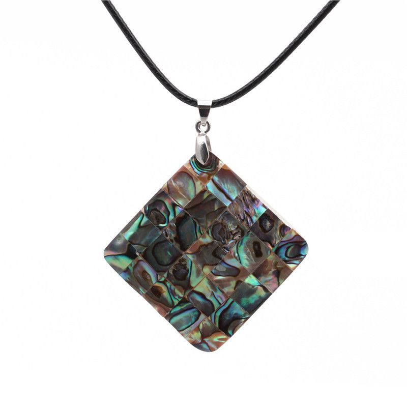 Alloy Fashion Geometric Necklace  (square) Nhyl0120-square