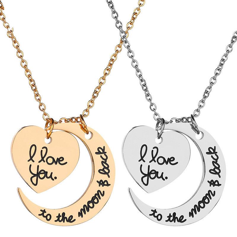 Titanium&stainless Steel Fashion Sweetheart Necklace  (steel Color) Nhhf1058-steel-color