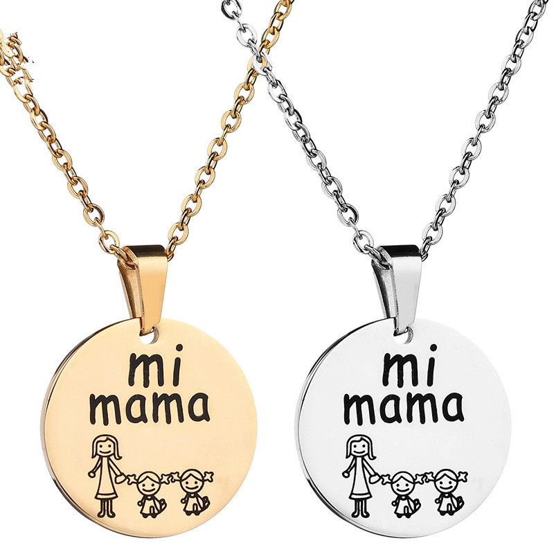 Titanium&stainless Steel Fashion Cartoon Necklace  (steel Color) Nhhf1070-steel-color