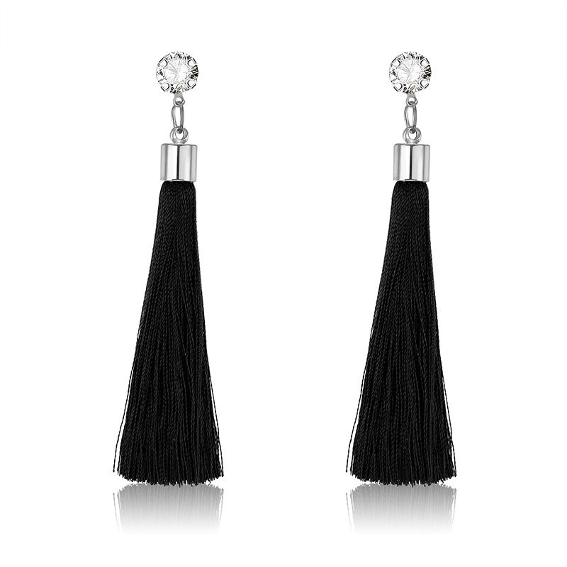 Ethnic Style Long Fringe Earrings Retro Creative Style Bohemian Style Earrings For Bride Exclusive For Cross-border