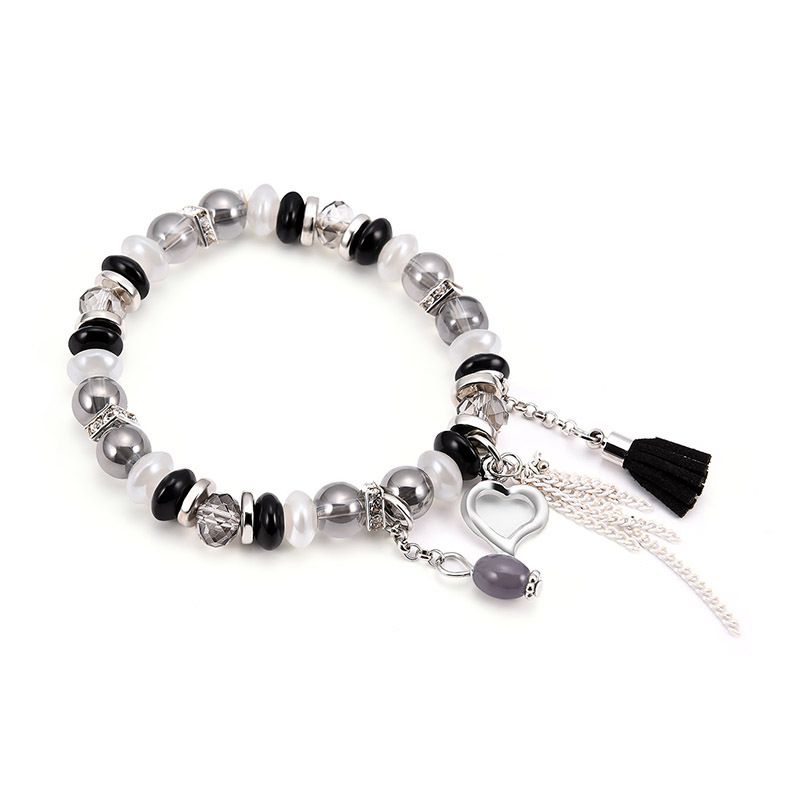 Imitated Crystal&cz Fashion Tassel Bracelet  (66186045) Nhxs2039-66186045