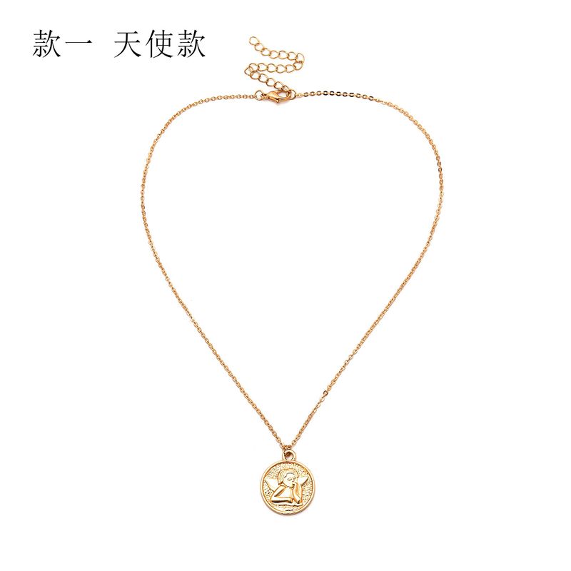 Alloy Vintage Geometric Necklace  (alloy 2094) Nhxr2593-alloy-2094