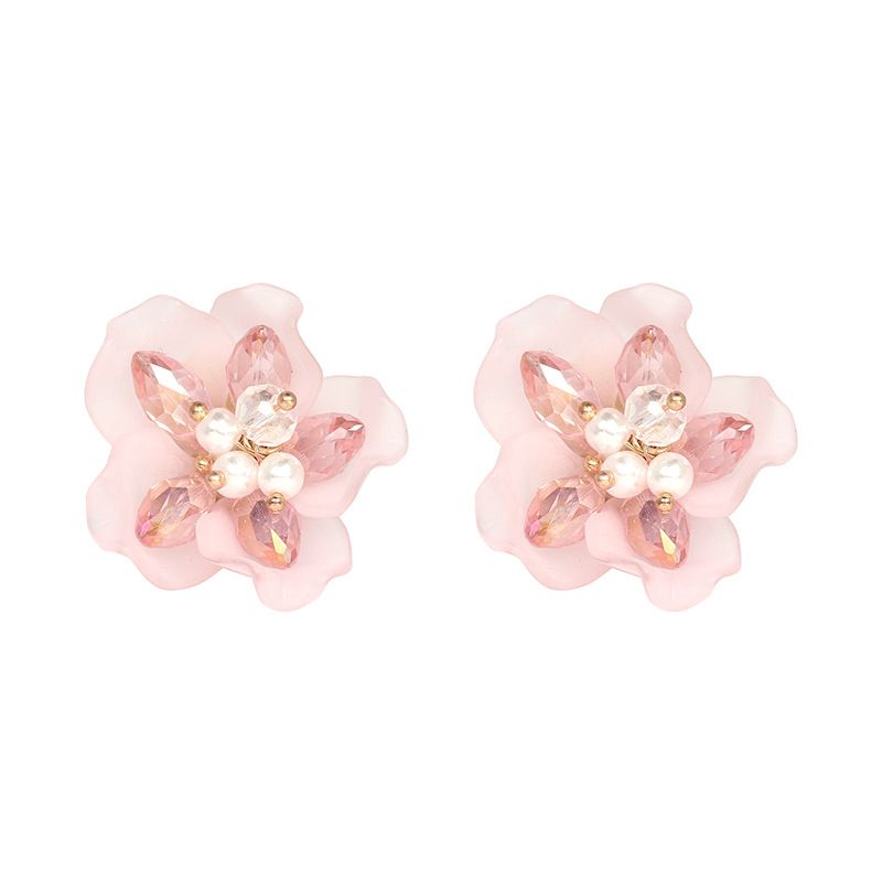 Plastic Fashion Flowers Earring  (51205) Nhjj5182-51205