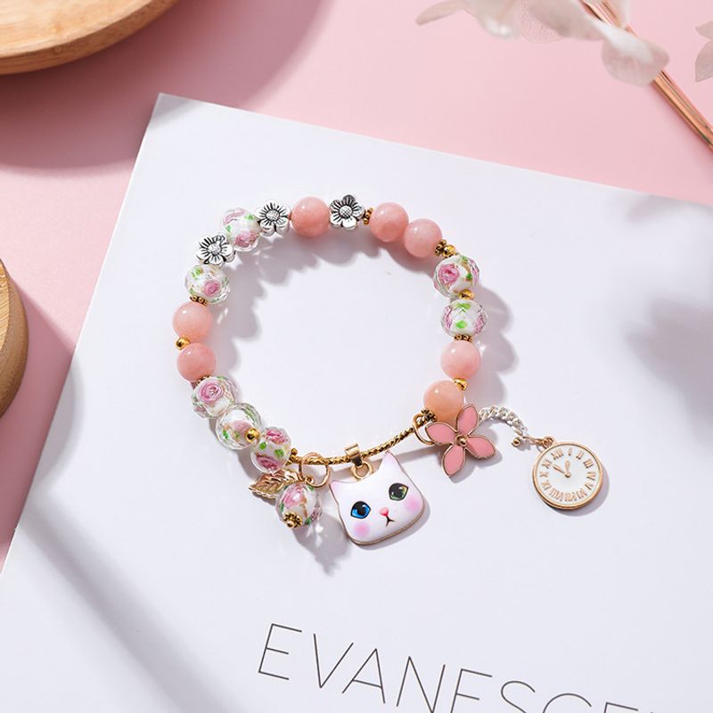 Alloy Korea Animal Bracelet  (a Pink) Nhms1378-a-pink