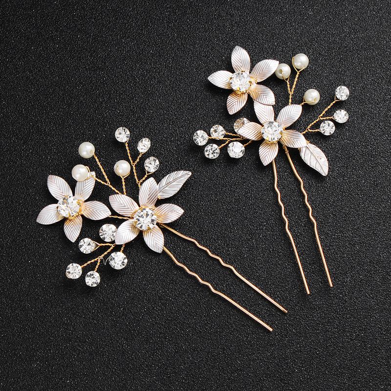 Alloy Fashion Flowers Hair Accessories  (alloy) Nhhs0543-alloy