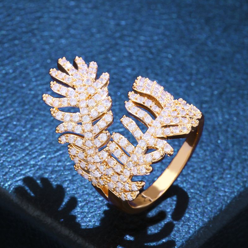 Copper Fashion Geometric Ring  (alloy)  Fine Jewelry Nhas0377-alloy