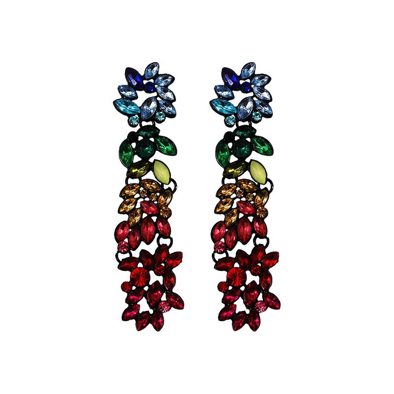 Alloy Fashion Flowers Earring  (color)  Fashion Jewelry Nhjq11262-color