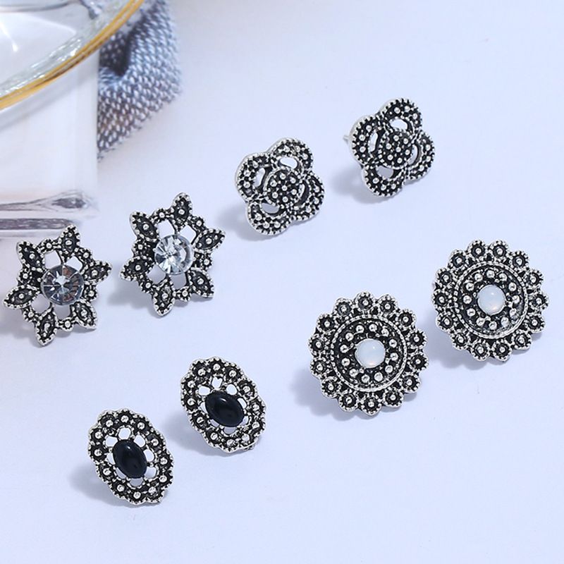 Alloy Fashion Flowers Earring  (ancient Alloy)  Fashion Jewelry Nhkq2335-ancient-alloy