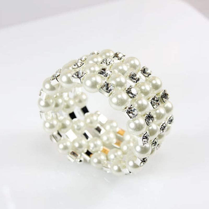 Alloy Korea Geometric Bracelet  (white)  Fashion Jewelry Nhas0565-white