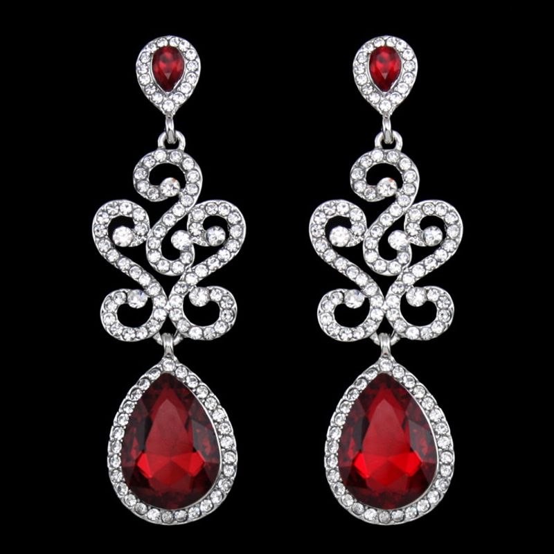 Alloy Fashion Geometric Earring  (red)  Fashion Jewelry Nhas0585-red