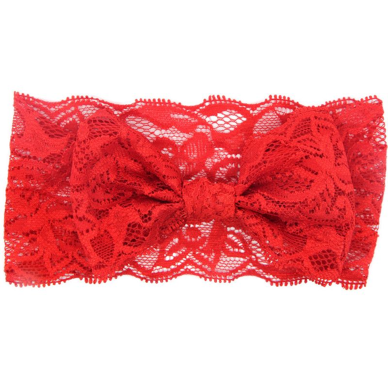 القماش الأزياء الزهور اكسسوارات للشعر (الأحمر) الأزياء والمجوهرات Nhwo0595-red